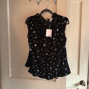 Brand NEW Lauren Conrad Women’s Ruffle Bottom Sleeveless Top